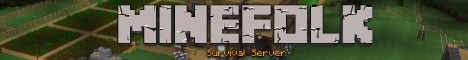 Minefolk Survival Server Banner