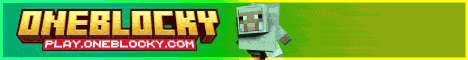 Oneblocky - #1 Oneblock server! Banner