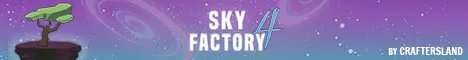 SkyFactory 4 by CraftersLand Banner