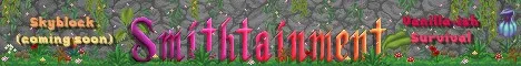 Smithtainment Minecraft Banner